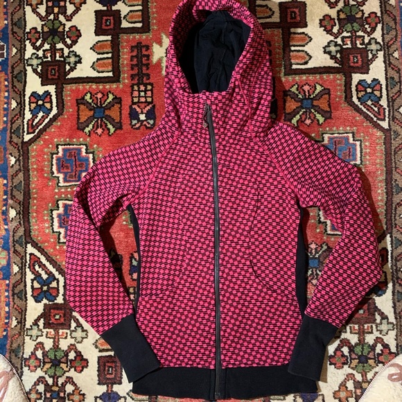 lululemon athletica Tops - Lululemon Deep Dive Berry Rumble Scuba Hoodie 2